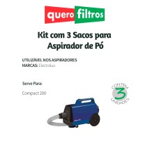 Saco para Aspirador de Pó Electrolux Compact 200