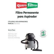 Filtro Permanente de Espuma para Aspirador de Pó Electrolux A10, Flex e Hidrowac