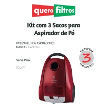 Saco para Aspirador de Pó Electrolux Equipt