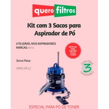 Saco para Aspirador de Pó Arno AR-12 (Especial para Pó de Toner)