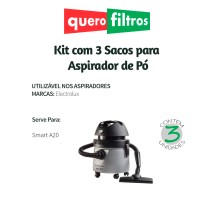 Saco para Aspirador de Pó Electrolux Smart A20