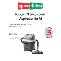 Saco para Aspirador de Pó Electrolux Hidrowac A20