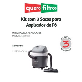 Saco para Aspirador de Pó Electrolux Hidrowac A20