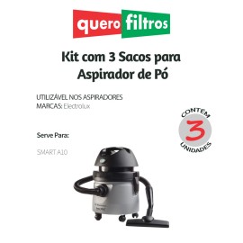 Saco para Aspirador de Pó Electrolux Smart A10 