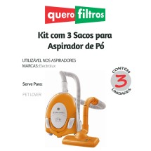 Saco para Aspirador de Pó Electrolux Pet Lover