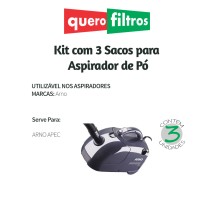 Saco para Aspirador de Pó Arno Papapó Apec