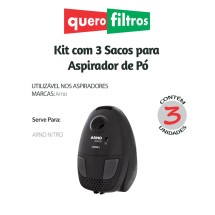 Saco para Aspirador de Pó Arno Nitro