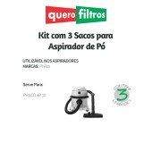 Saco para Aspirador de Pó Philco PA10