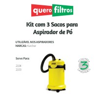 Saco para Aspirador de Pó Karcher 2103 / 2104