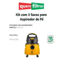 Saco para Aspirador de Pó Electrolux Pro GT 2000