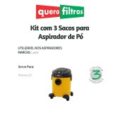 Saco para Aspirador de Pó Lavor Kronos 23