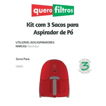 Saco para Aspirador de Pó Electrolux Nano