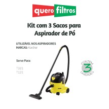 Saco para Aspirador de Pó Karcher T10/1 T12/1