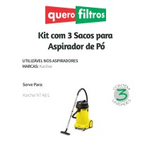 Saco para Aspirador de Pó Karcher NT 48/1