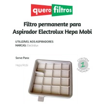 Filtro Permanente para Aspirador de Pó Electrolux Hepa Mobi