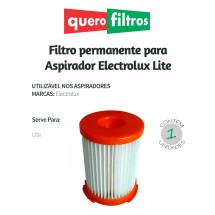 Filtro Permanente para Aspirador de Pó Electrolux Lite