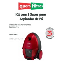 Saco para Aspirador de Pó Arno Compacteo