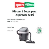 Saco para Aspirador de Pó Electrolux Hidrowac