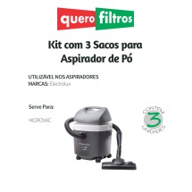 Saco para Aspirador de Pó Electrolux Hidrowac