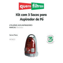 Saco para Aspirador de Pó Electrolux Mondo