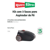 Saco para Aspirador de Pó Electrolux One