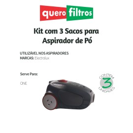 Saco para Aspirador de Pó Electrolux One